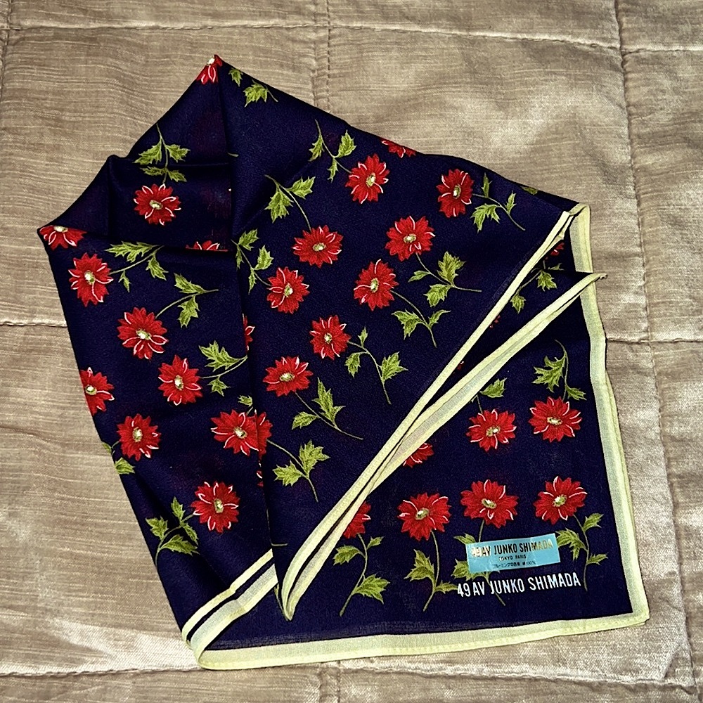 Junko Shimada handkerchief scarf headband bandana